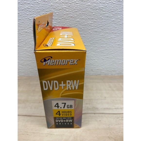 Memorex 4.7GB DVD+RW 5Pack For PC & Home Video Recordable Single Sided New - Picture 5 of 8